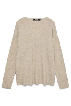 Camisola feminino de malha fina com glitter