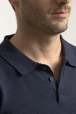 Camisola gola em bico algodão