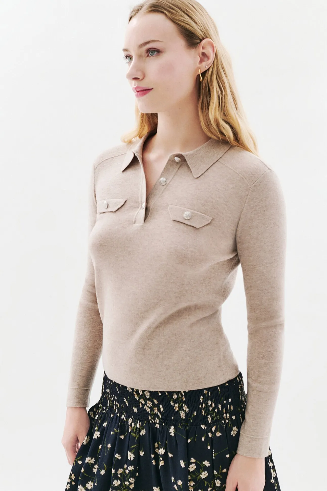 Camisola gola polo