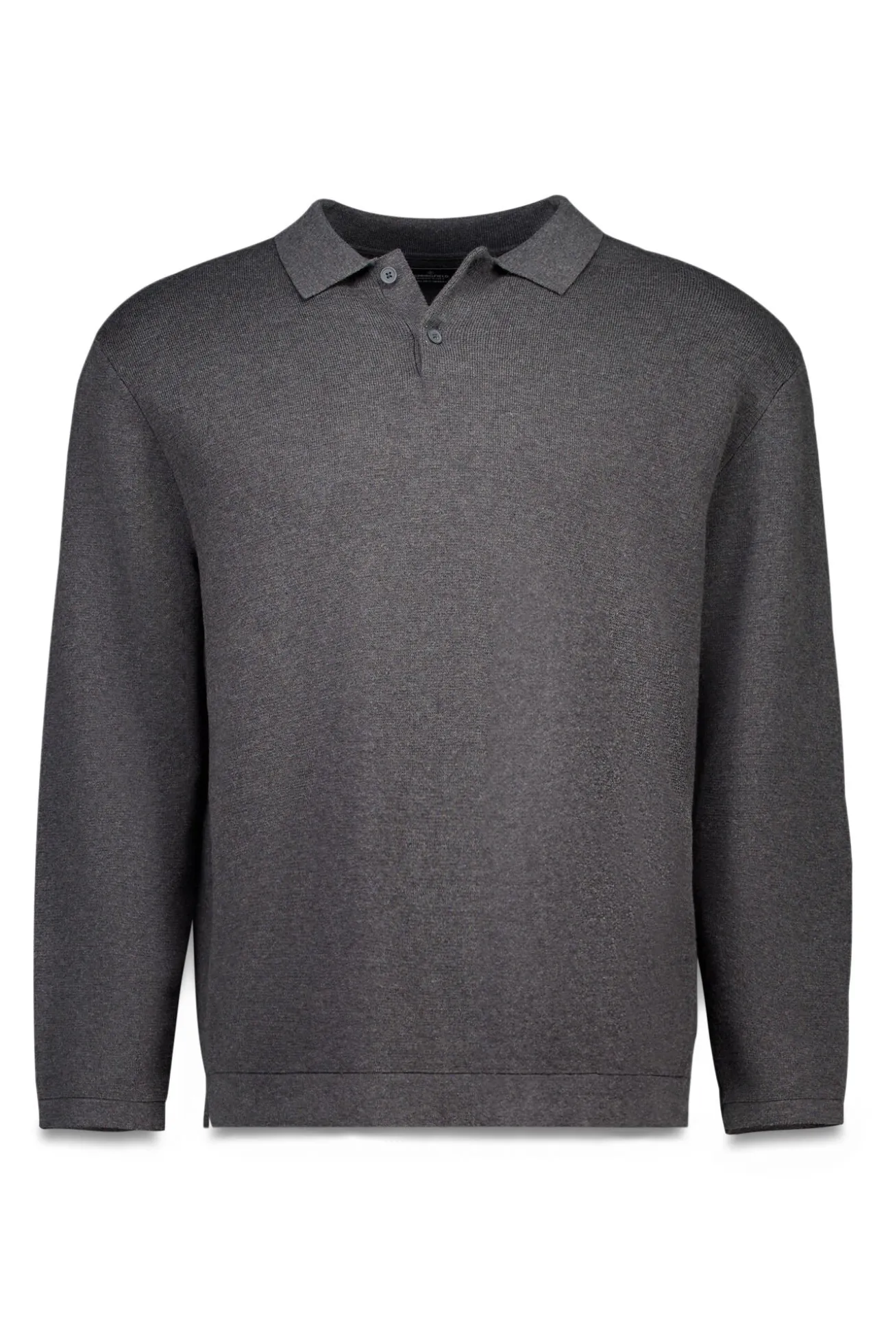 Camisola gola polo com botões