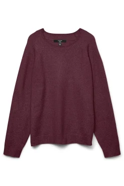 Camisola grande de gola redonda