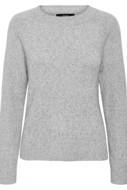 Camisola grande de gola redonda