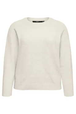 Camisola grande de gola redonda