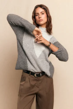 Camisola intársia