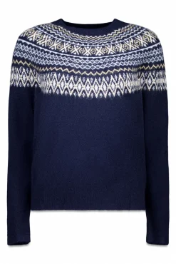 Camisola jacquard posicional