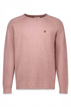 Camisola liso de gola alta