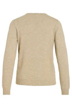 Camisola malha gola em bico