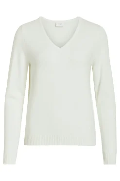 Camisola malha gola em bico