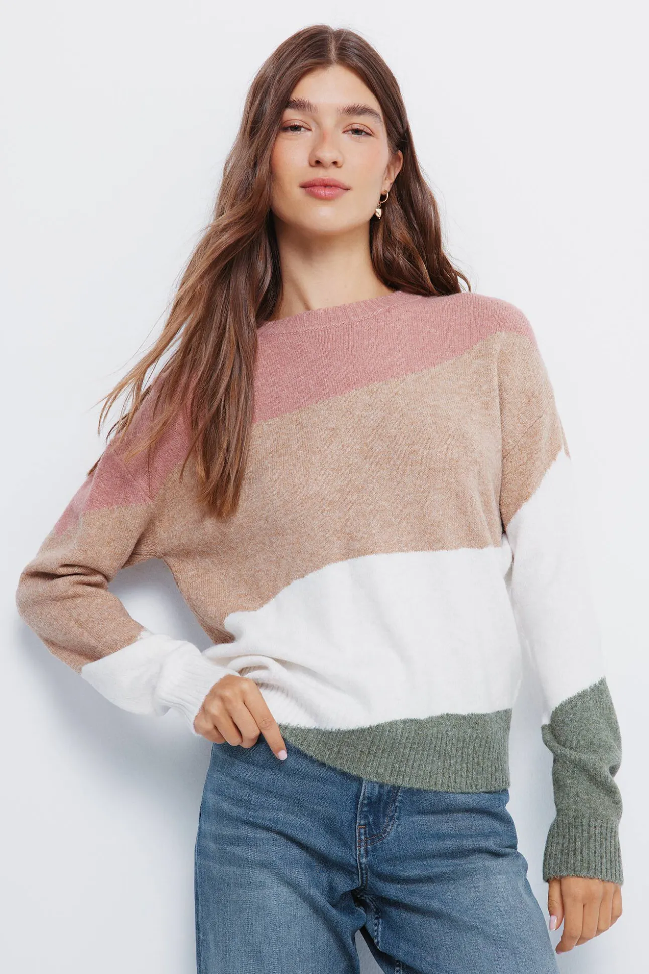 Camisola multicolorida