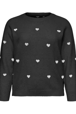 Camisola plus size com gola redonda
