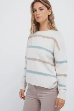 Camisola riscas bicolor