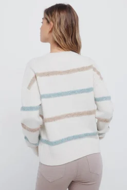 Camisola riscas bicolor