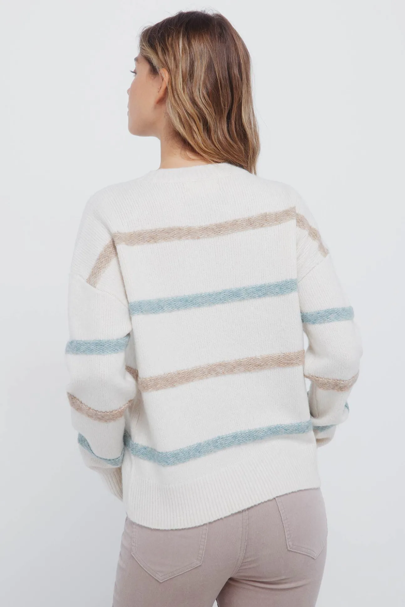 Camisola riscas bicolor