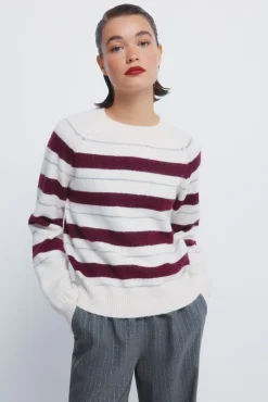 Camisola riscas de lurex