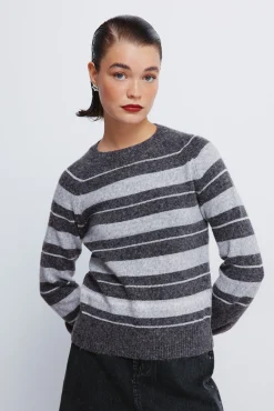Camisola riscas de lurex