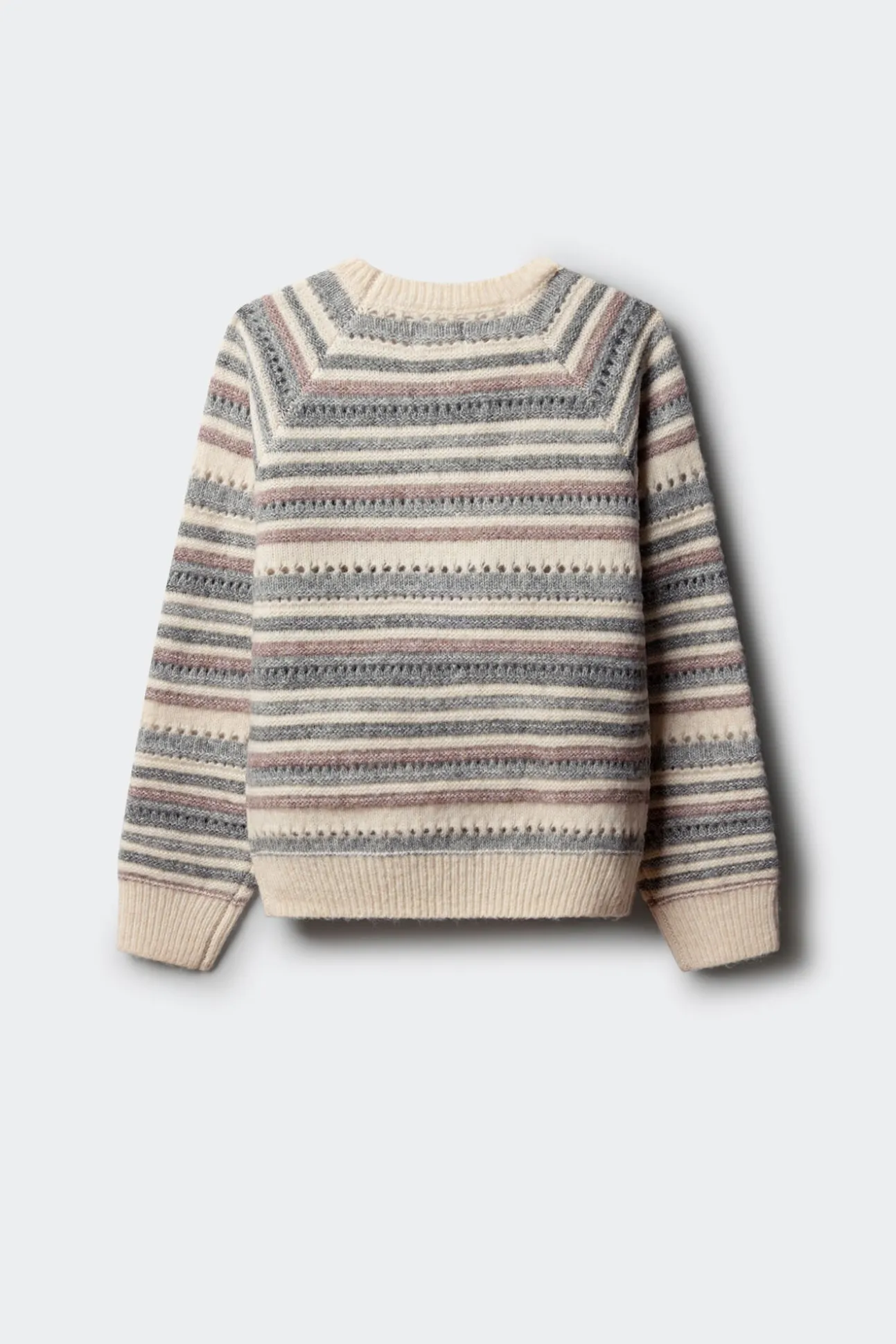 Camisola riscas para meninas.