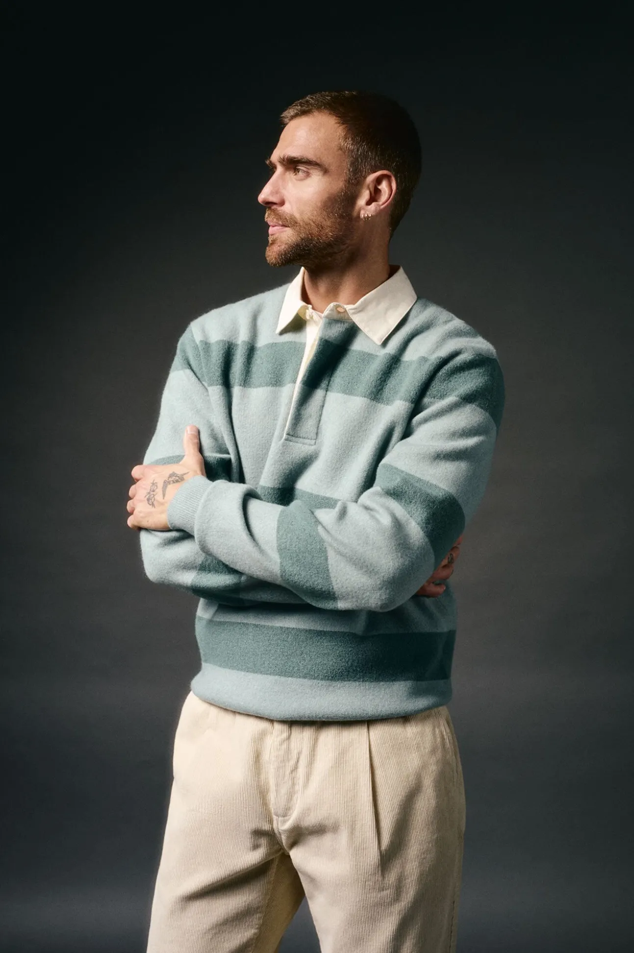 Camisola rugby gola polo