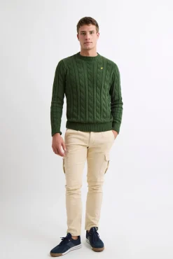 Camisola trançado