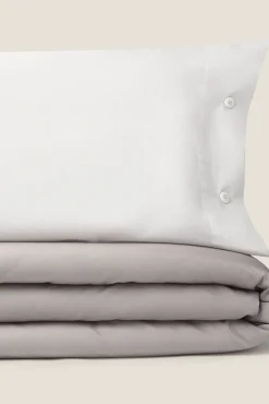Capa nórdica algodão percal reversível. Cama 150-160 cm.