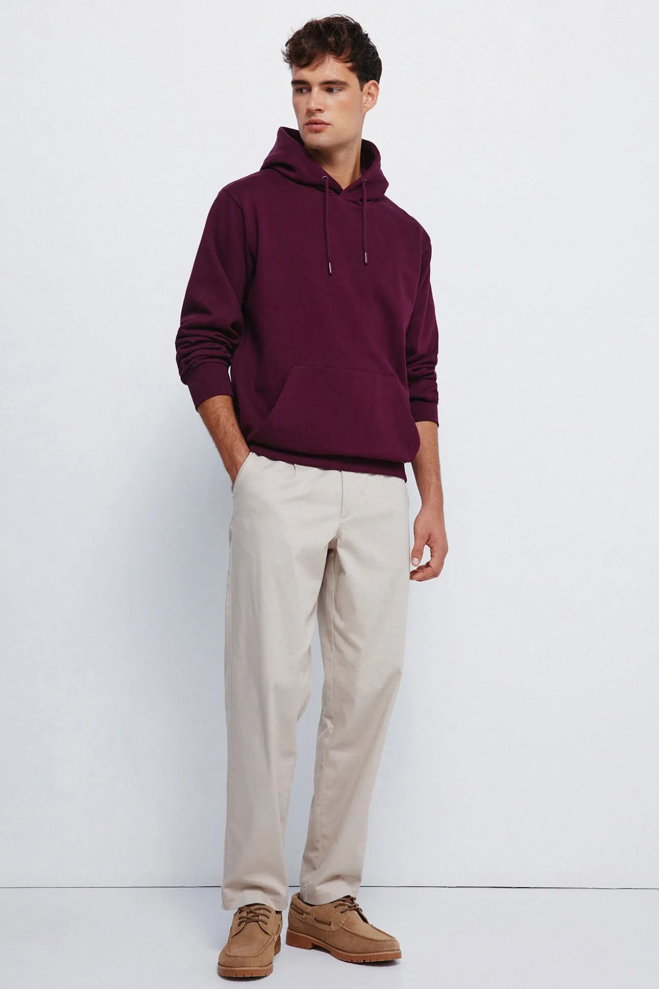 Capuz básico com sweatshirt