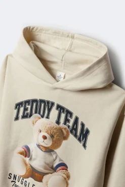 capuz de ursinho de Sweatshirt para menina