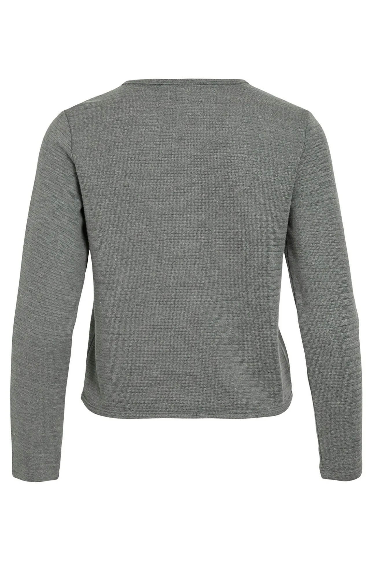 Cardigan abotoado de algodão e viscose