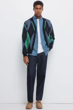 Cardigan casaco de malha