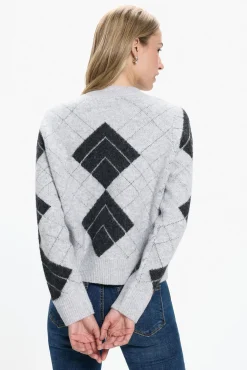 Cardigan casaco de malha