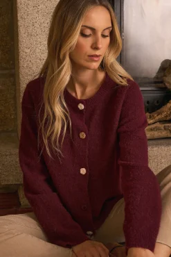 Cardigan com botões Mercedes