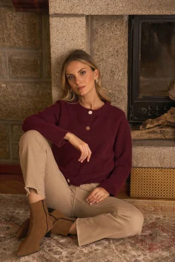 Cardigan com botões Mercedes