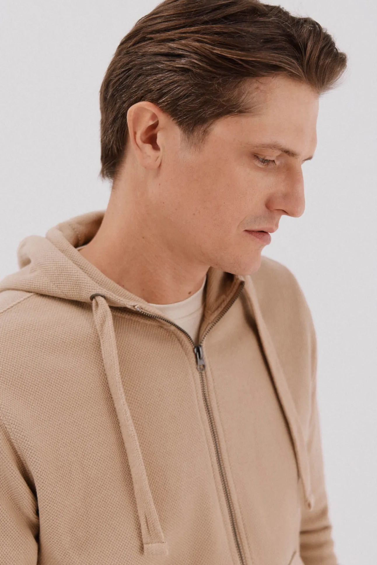 Cardigan com capuz