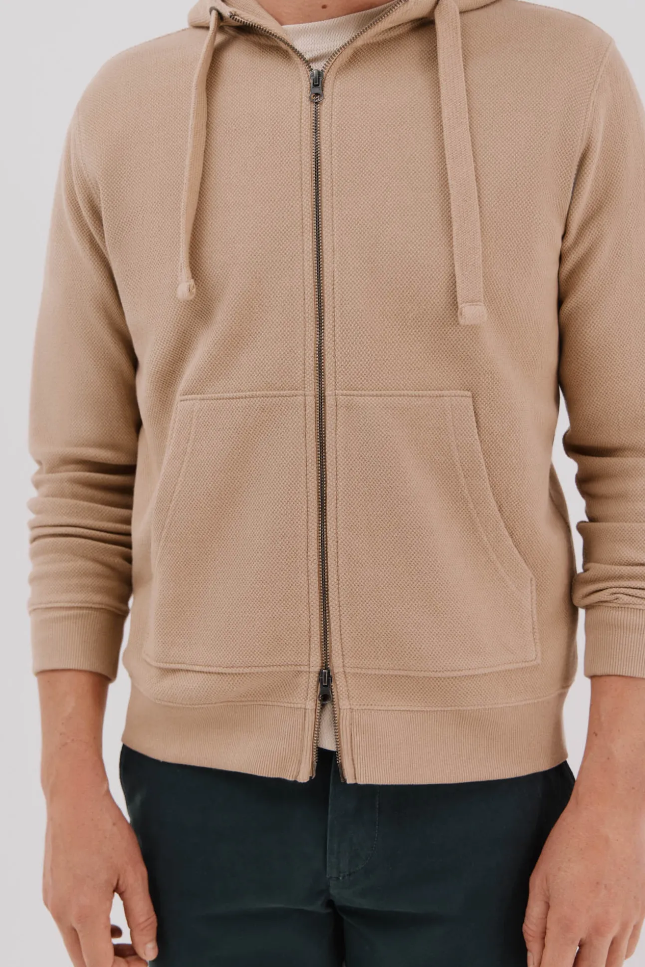 Cardigan com capuz