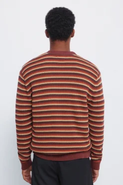 Cardigan com casaco de malha em botões