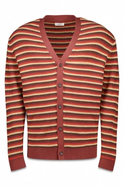 Cardigan com casaco de malha em botões