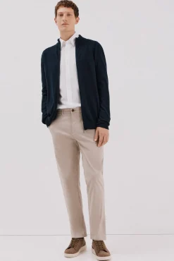 Cardigan de algodão e cashmere