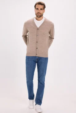 Cardigan de corte regular