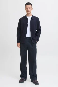 Cardigan de gola polo