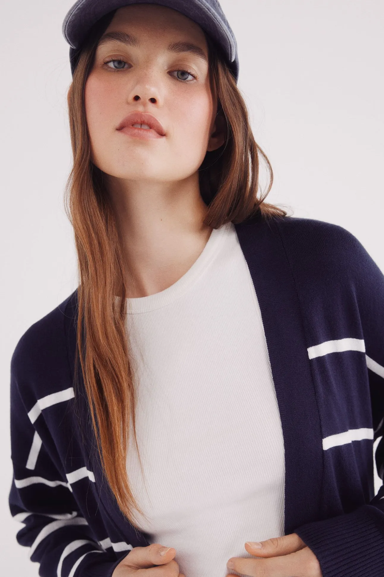 Cardigan leve aberto