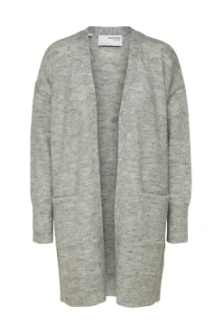 Cardigan longo de alpaca