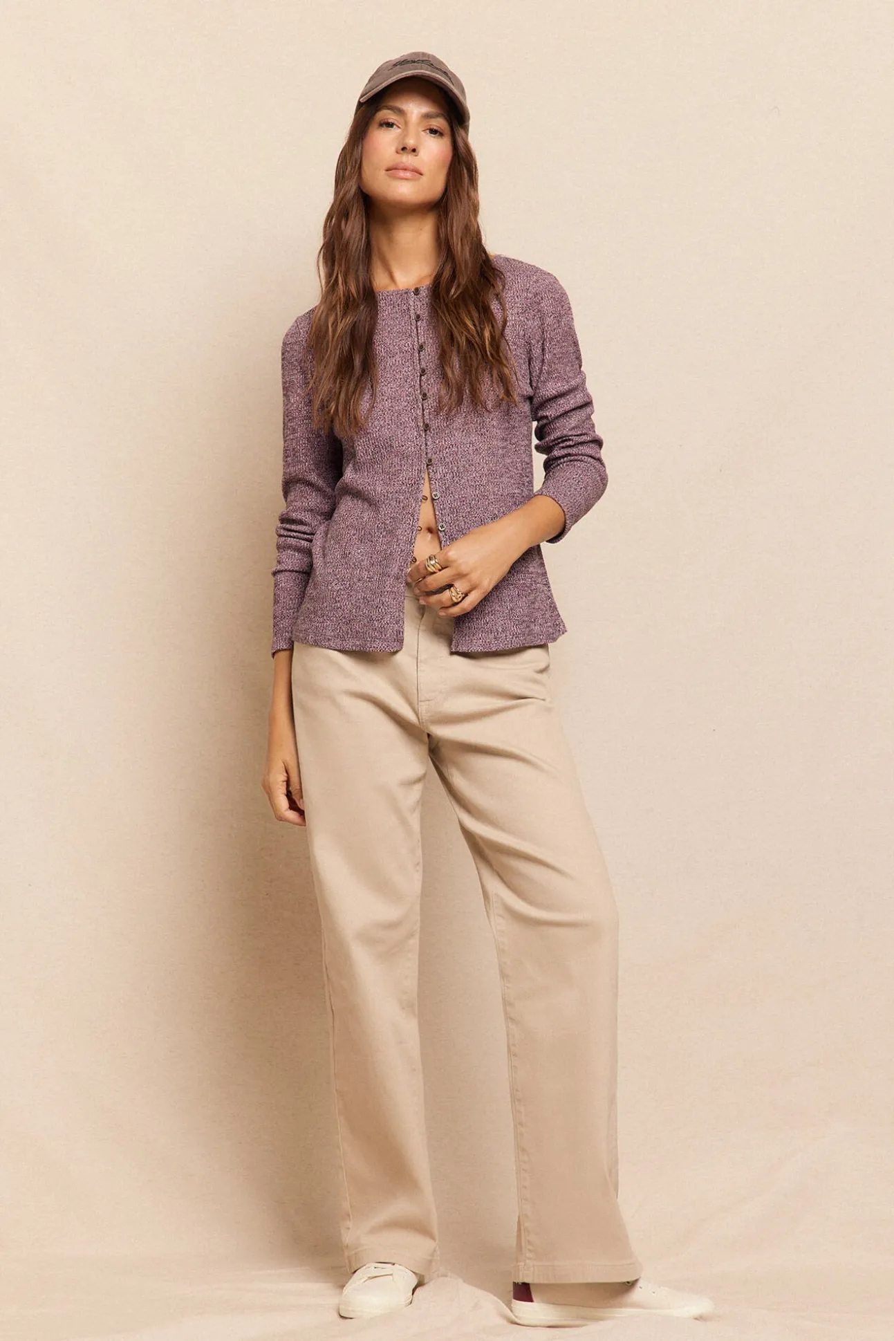 Cardigan mesclado