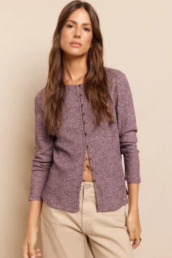 Cardigan mesclado