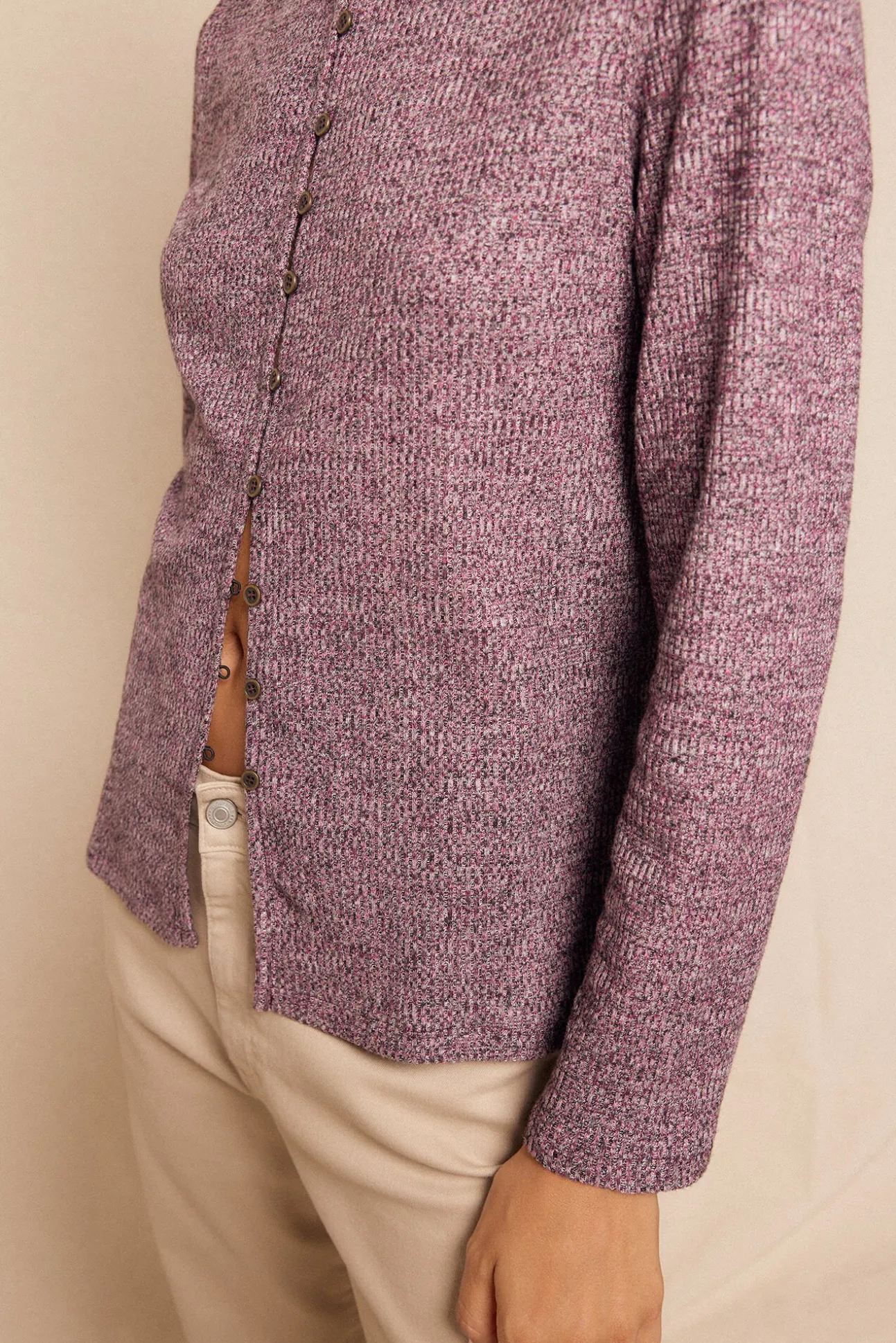 Cardigan mesclado