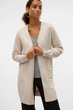 Cardigan midi aberto