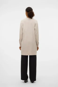 Cardigan midi aberto