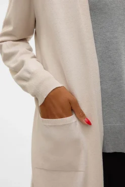 Cardigan midi aberto