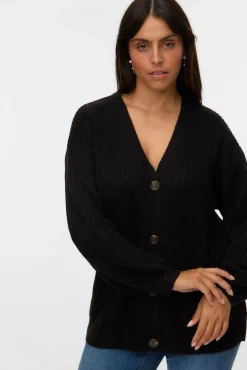 Cardigan plus size de malha malha