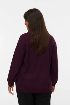 Cardigan plus size de malha malha