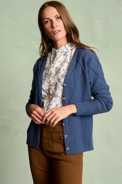 Cardigan riscas Bourget