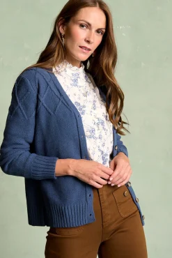 Cardigan riscas Bourget