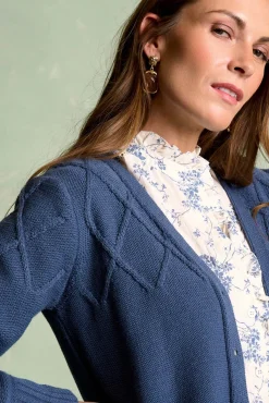 Cardigan riscas Bourget